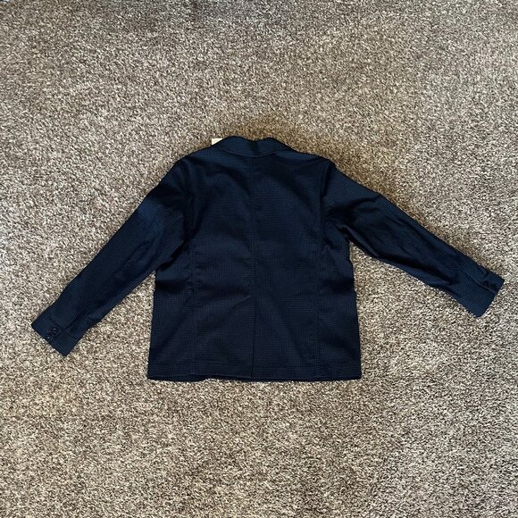 NWT YMC City Jacket Navy/Blue check - Picture 3 of 5